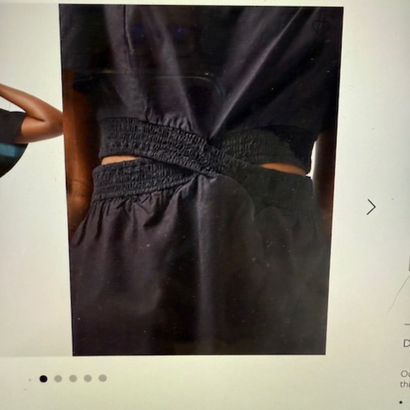 French Connection Alania Lyocell Cut Out Dress Size 6 - Picture 3 of 5